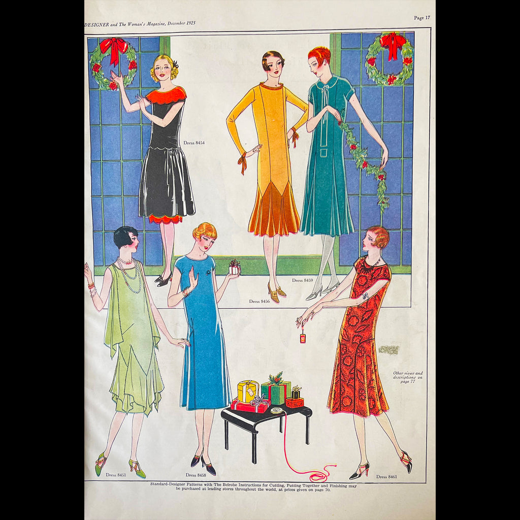 Antique Fashion and Lifestyle Magazine: The Designer and The Woman's Magazine, *Free Shipping