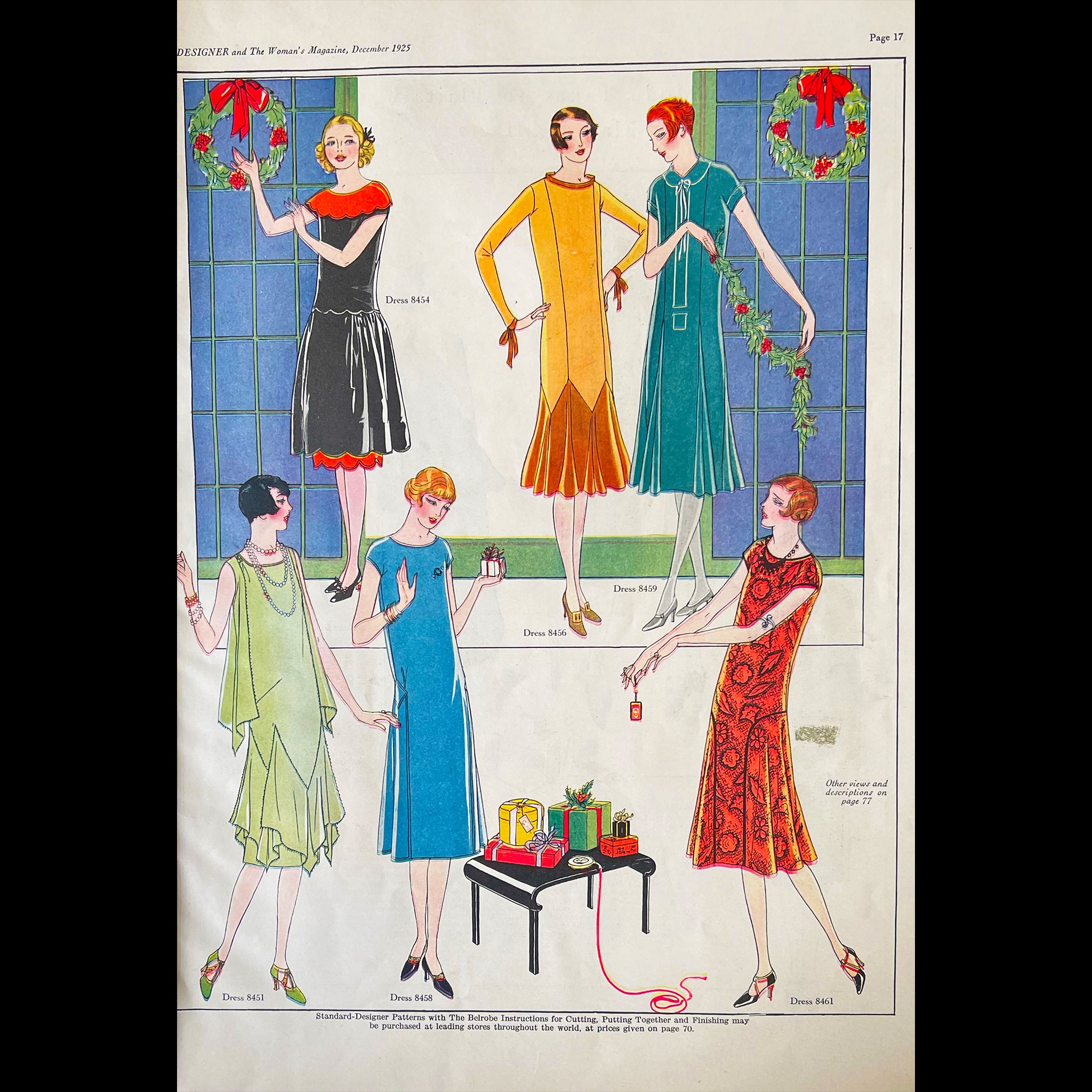 Antique Fashion and Lifestyle Magazine: The Designer and The Woman's Magazine, *Free Shipping