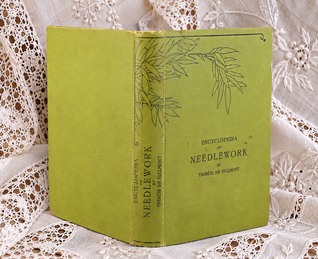 Thérèse de Dillmont, Encyclopedia of Needlework, c. 1890, Very Rare First English Edition,Victorian Needlework & Embroidery Antiquarian Book, •Free Shipping