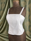 Antique Corset Cover Camisole, c. 1920, Flapper Era, Size XS, MINT, *Free Shipping