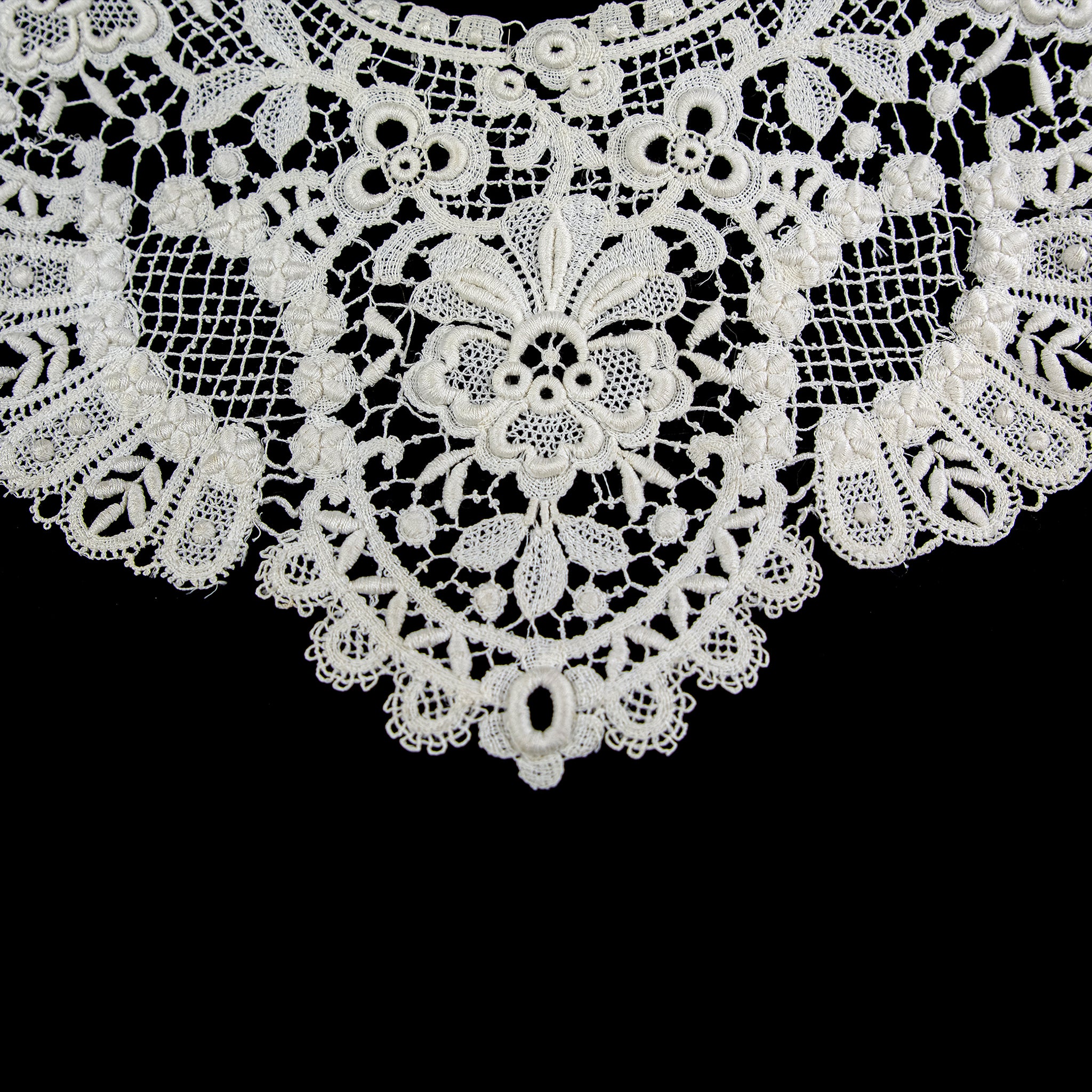 Antique Irish Crochet Bertha Collar, c. 1900  *Free Shipping