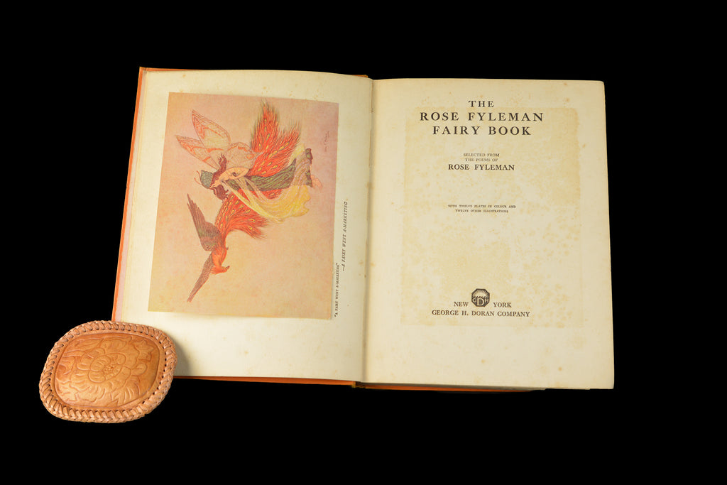 1920's Antique Children's Fairy Book, The Rose Fyleman Fairy Book, Rare First American Edition, Illustrated by Hilda T. Miller, •Free Shipping
