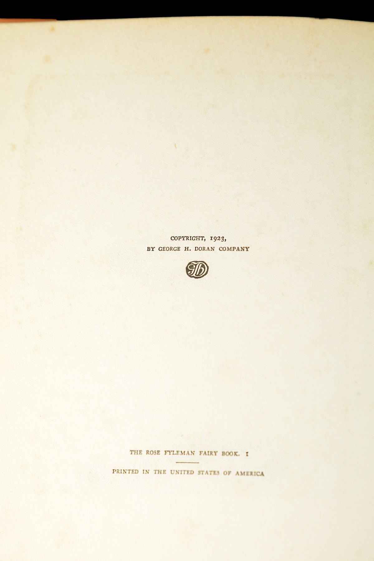 1920's Antique Children's Fairy Book, The Rose Fyleman Fairy Book, Rare First American Edition, Illustrated by Hilda T. Miller, •Free Shipping