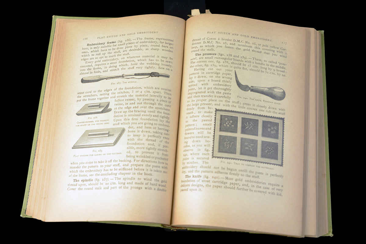 Thérèse de Dillmont, Encyclopedia of Needlework, c. 1890, Very Rare First English Edition,Victorian Needlework & Embroidery Antiquarian Book, •Free Shipping