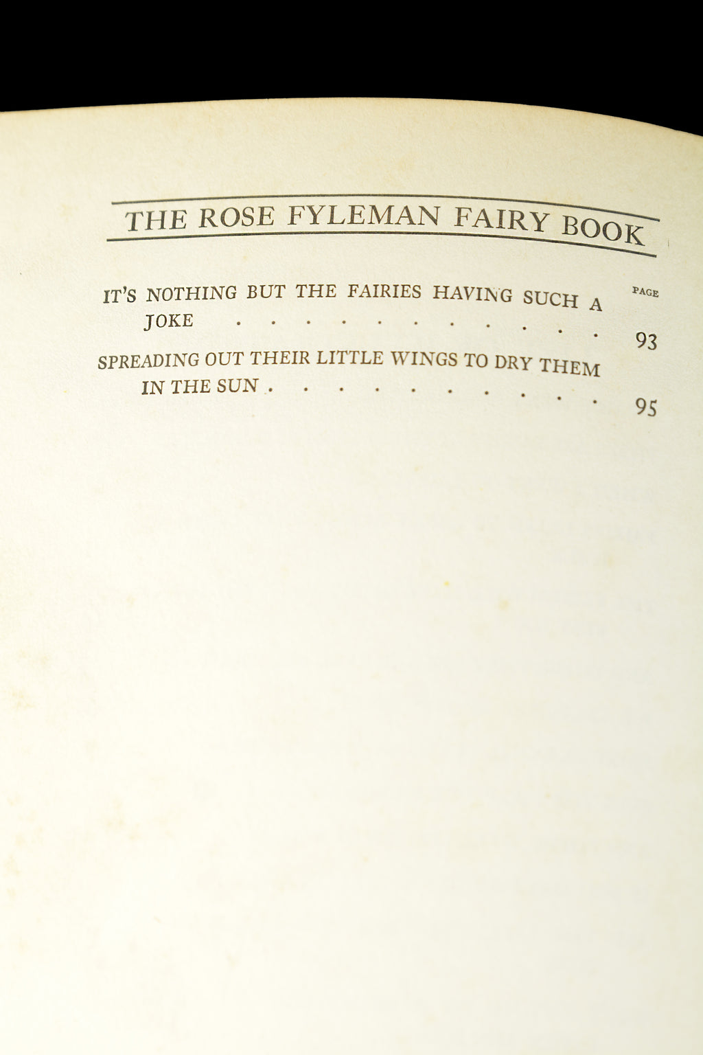 1920's Antique Children's Fairy Book, The Rose Fyleman Fairy Book, Rare First American Edition, Illustrated by Hilda T. Miller, •Free Shipping