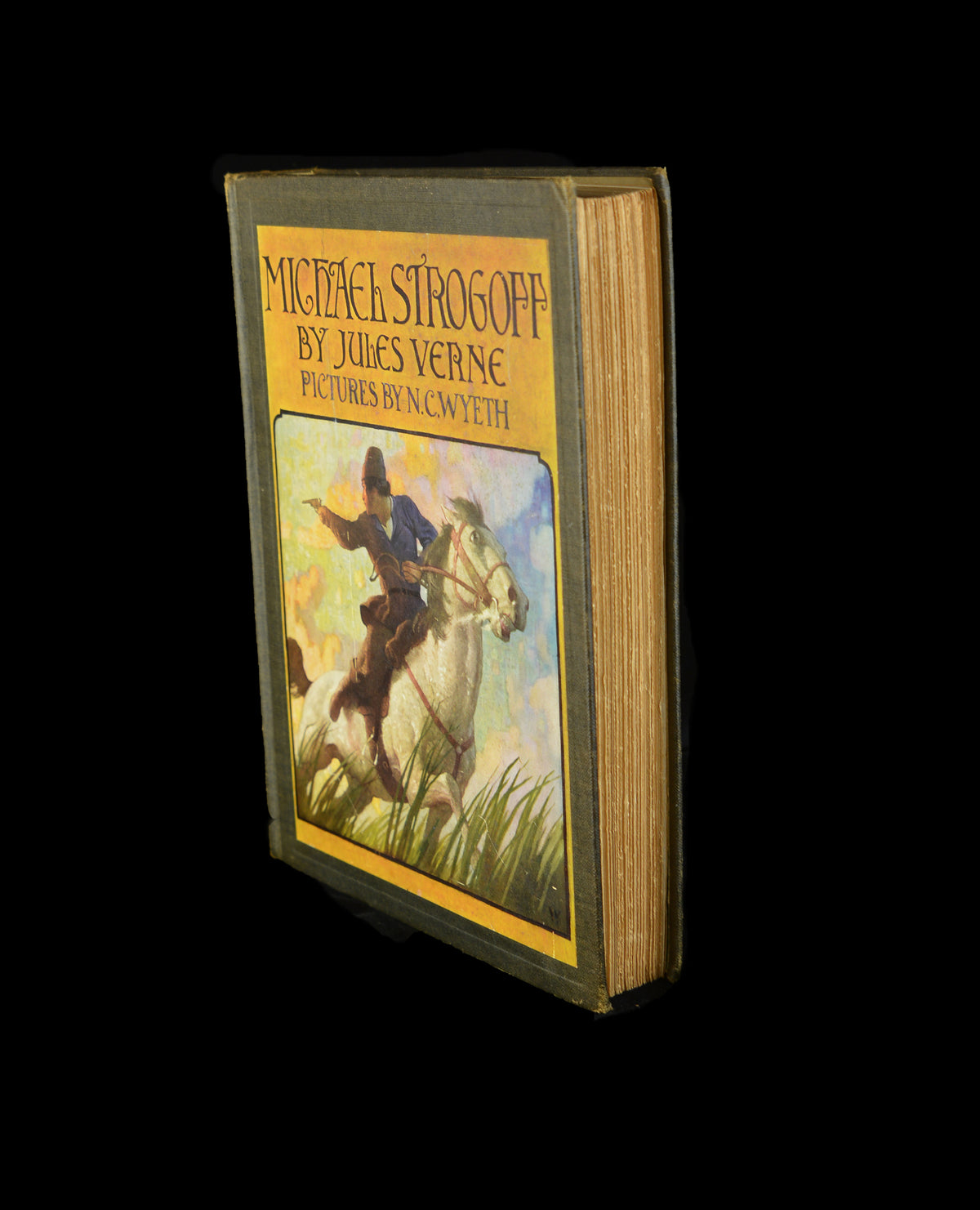 Scarce 1927 Jules Verne Michael Strogoff Illustrated by N. C. Wyeth, First Edition Thus, *Free Shipping