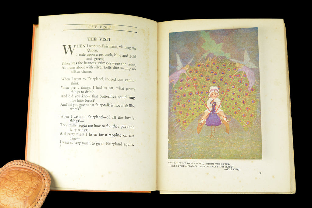 1920's Antique Children's Fairy Book, The Rose Fyleman Fairy Book, Rare First American Edition, Illustrated by Hilda T. Miller, •Free Shipping