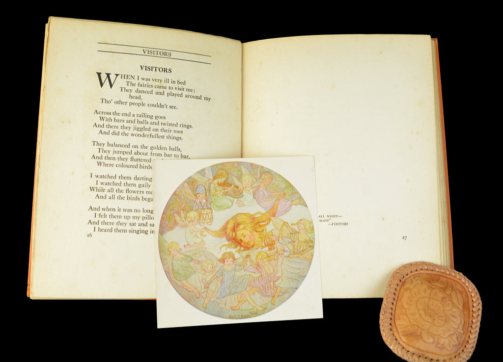 1920's Antique Children's Fairy Book, The Rose Fyleman Fairy Book, Rare First American Edition, Illustrated by Hilda T. Miller, •Free Shipping