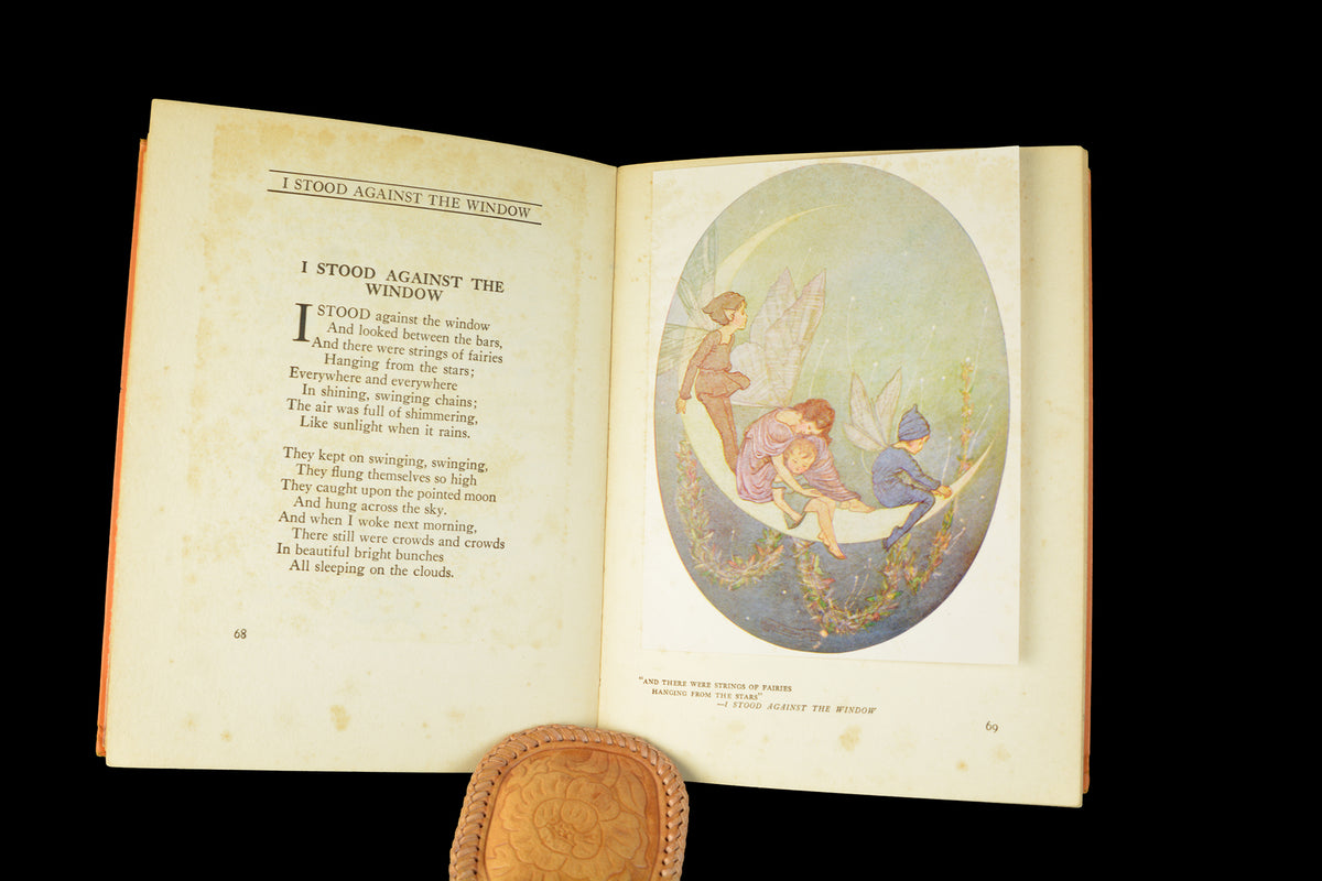 1920's Antique Children's Fairy Book, The Rose Fyleman Fairy Book, Rare First American Edition, Illustrated by Hilda T. Miller, •Free Shipping