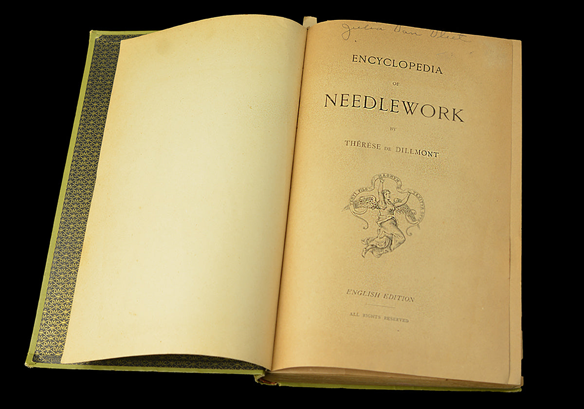 Thérèse de Dillmont, Encyclopedia of Needlework, c. 1890, Very Rare First English Edition,Victorian Needlework & Embroidery Antiquarian Book, •Free Shipping