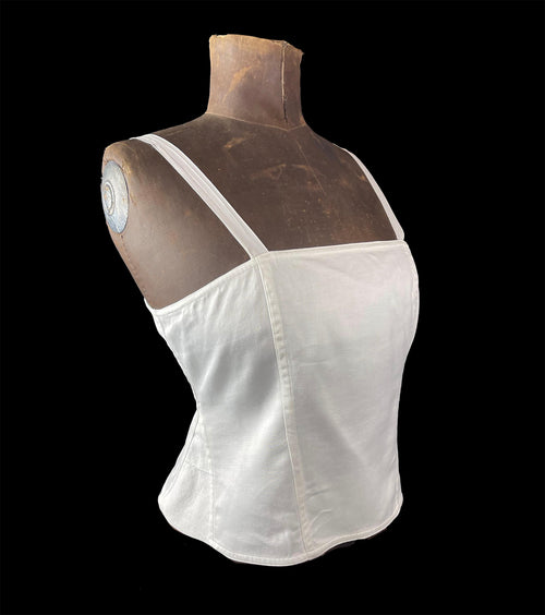 Antique Corset Cover Camisole, c. 1920, Flapper Era, Size XS, MINT, *Free Shipping