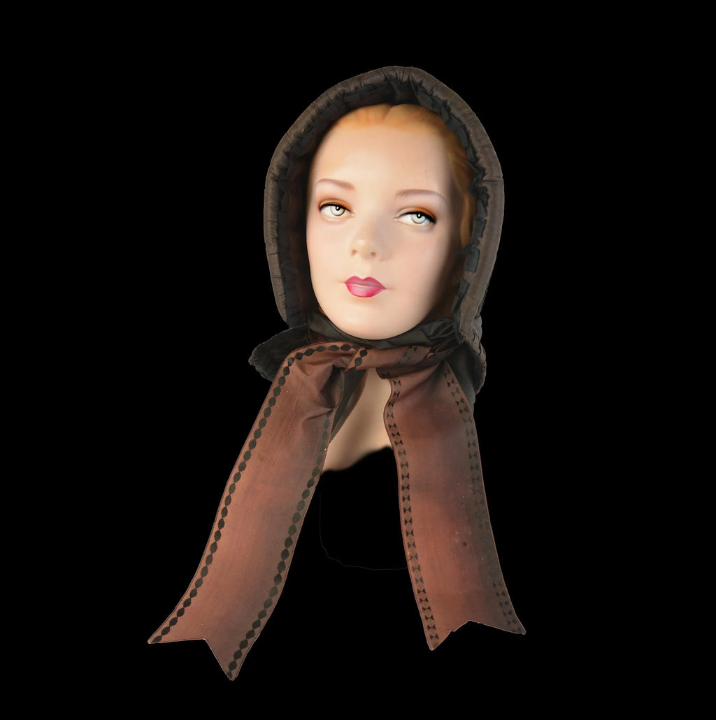 Early Victorian Wedding Bonnet, circa 1840 Museum Deaccession | Romantic–to–Victorian Era Transition