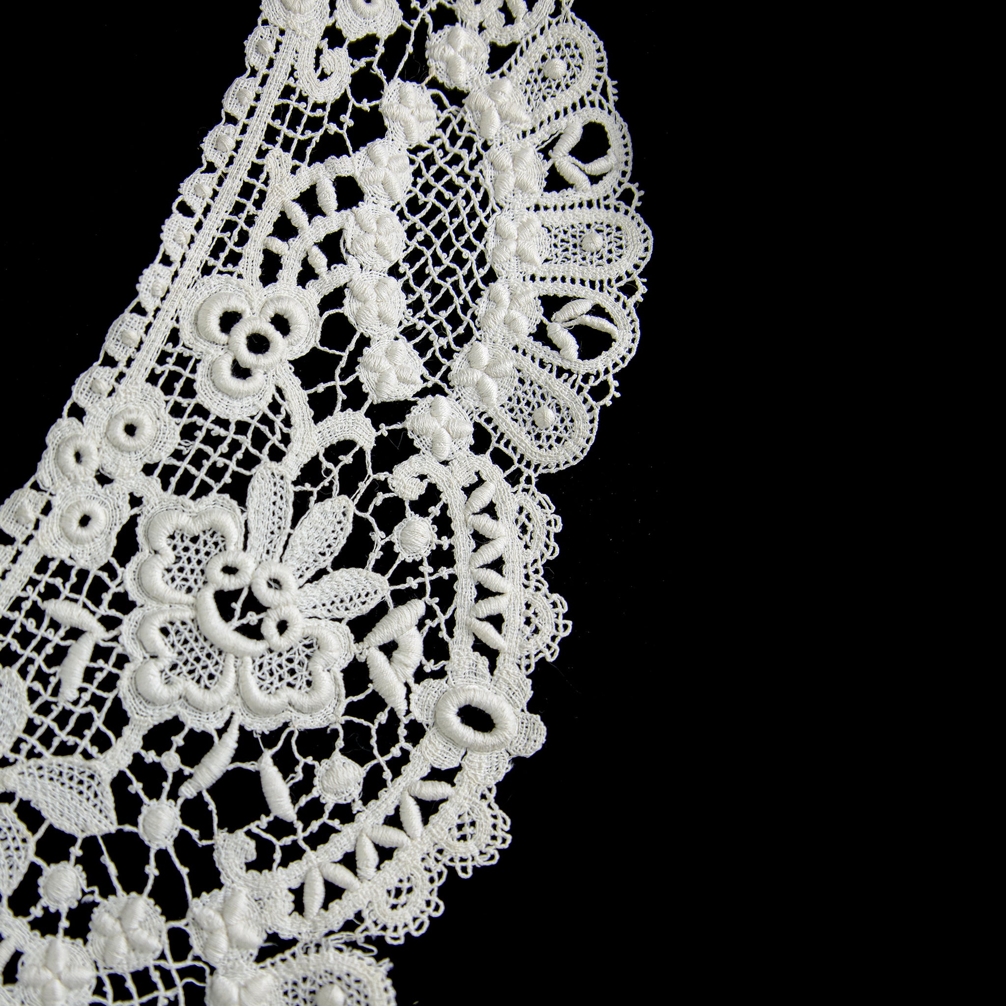 Antique Irish Crochet Bertha Collar, c. 1900  *Free Shipping
